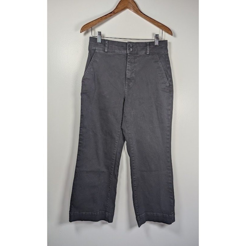 Everlane The Organic Kick Flare Pants Size 8 High Rise Minimalist Capsule Ankle